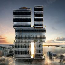 Mercedes Benz tower in Miami