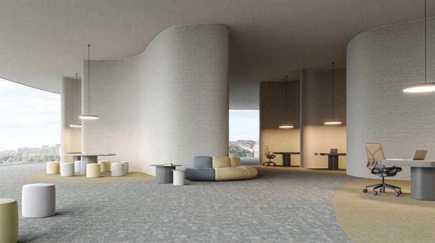 Modus carpet tiles by Modulyss