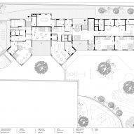Ground floor plan of Tartan School by MoDus Architects
