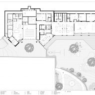 Basement floor plan of Tartan School by MoDus Architects