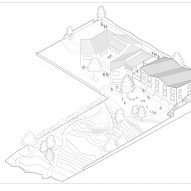 Axonometry of Tartan School by MoDus Architects