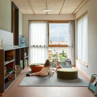 Nursery school activity room for children