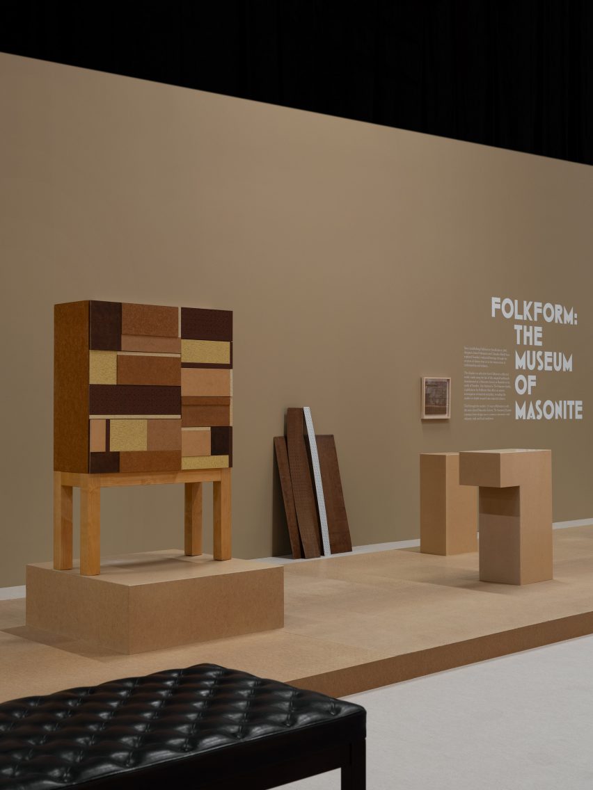 The Museum of Masonite by Folkform at Stockholm Furniture Fair