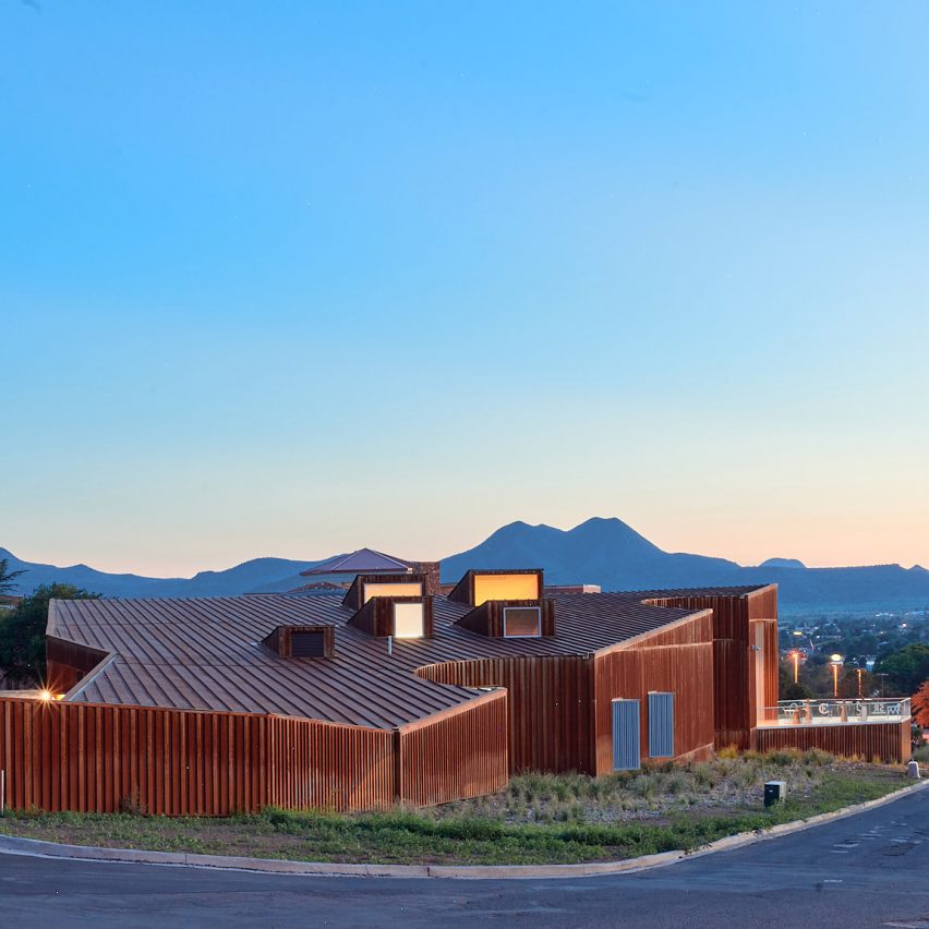 Page Southerland Page adds weathering-steel extension to museum in Texas' high desert