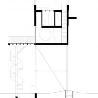 Long section of Nest by NAMO Architecture and i29