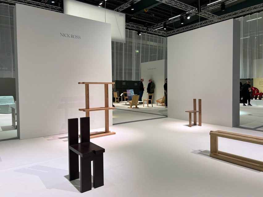 Nick Ross stand at Stockholm Furniture Fair