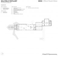 Floor plan of ODOS Architects' Church Oak Distillery in Ireland