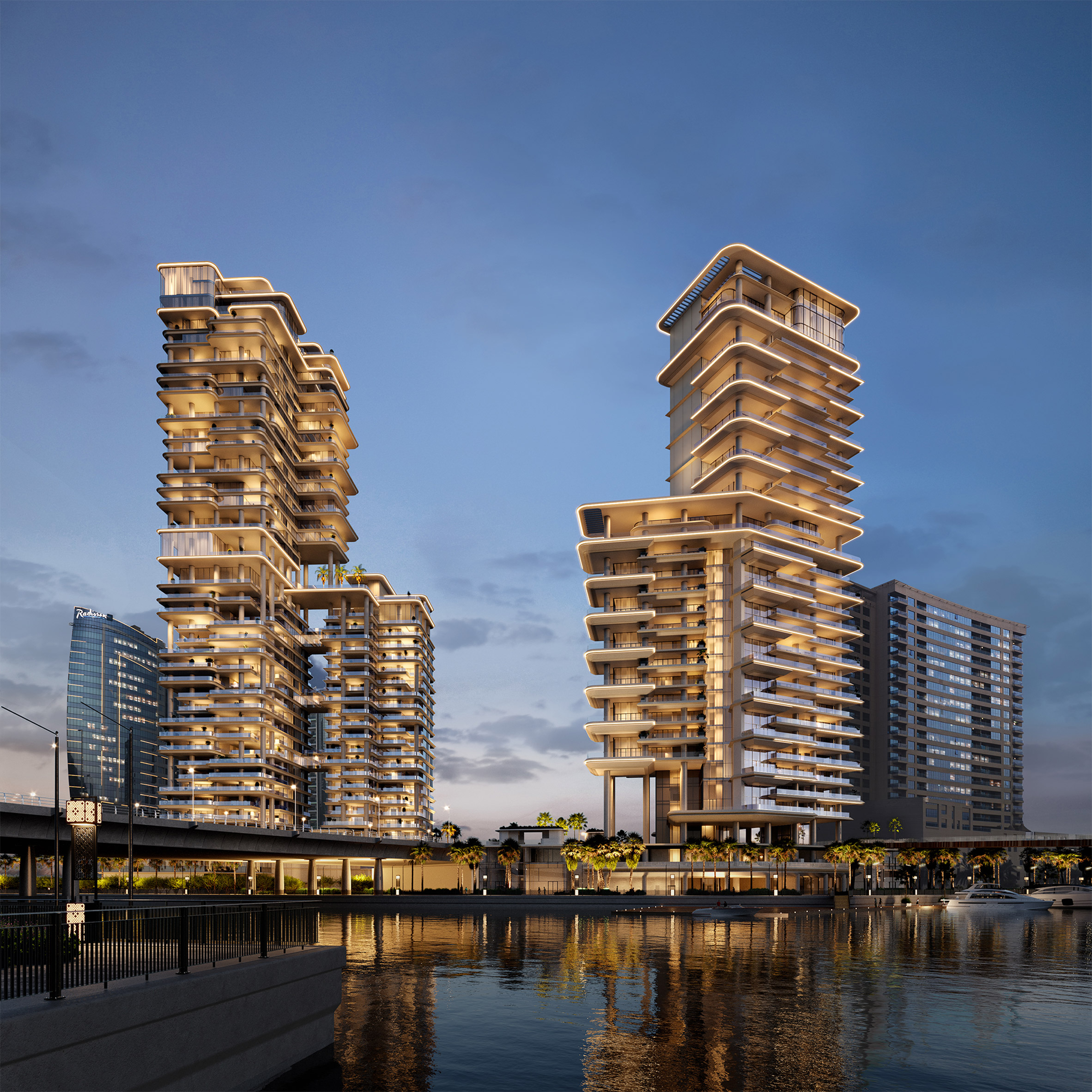 Vela and Vela Viento skyscrapers by Foster + Partners for Omniyat
