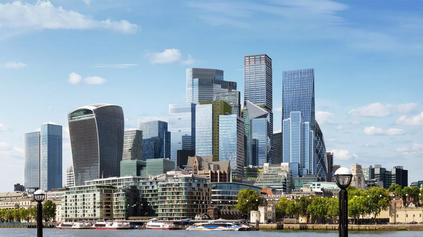 One Undershaft by Eric Parry Architects redesigned to be UK's tallest building