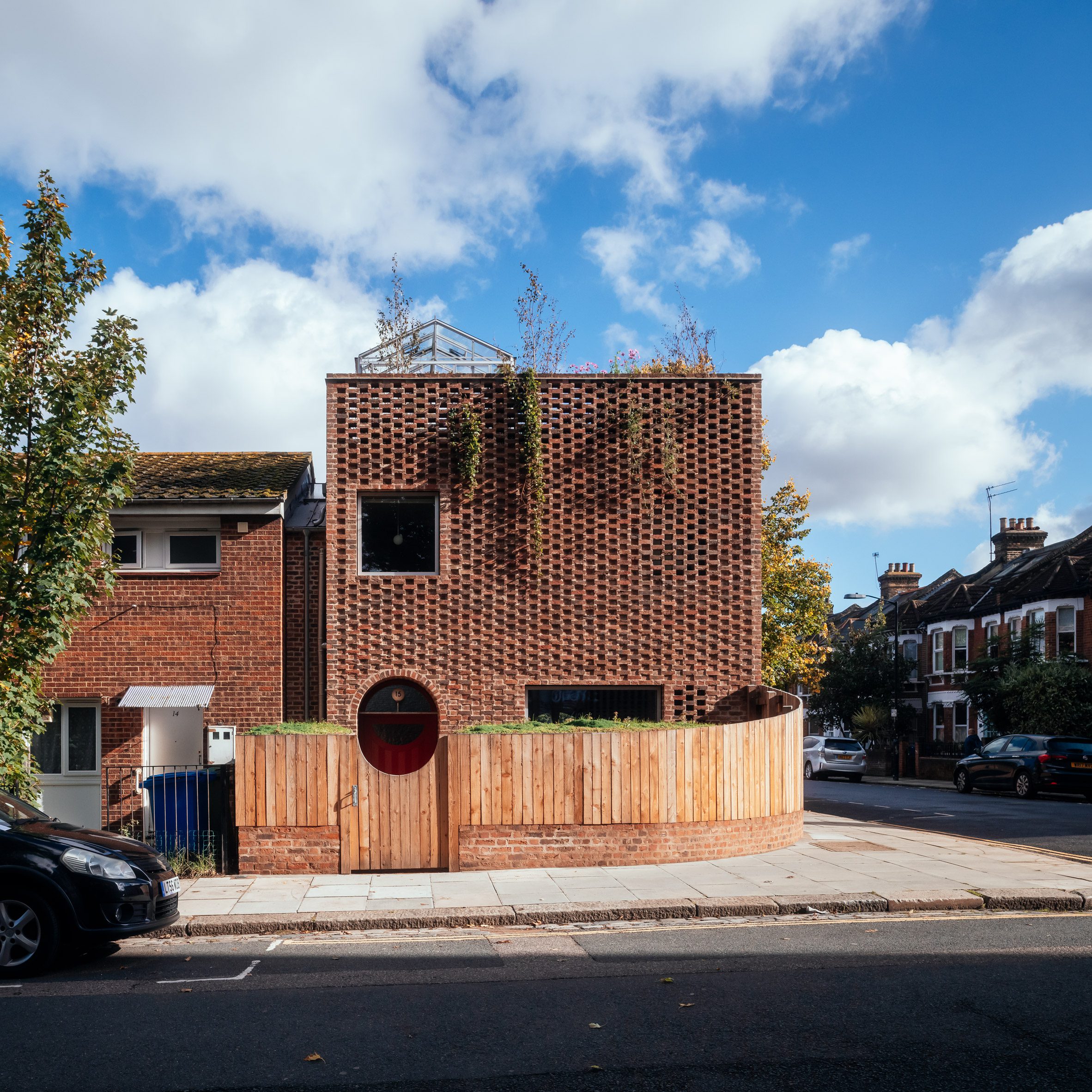 Front elevation of Peckham house by Surman Weston