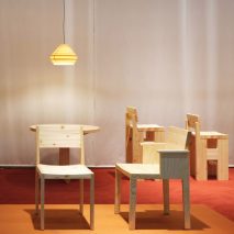 Pine furniture at Stockholm Furniture Fair