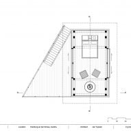 Floor plan of Zen House in Austria by Jan Tyrpekl