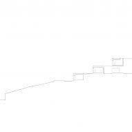 Section of Sabater House by Fran Silvestre Arquitectos
