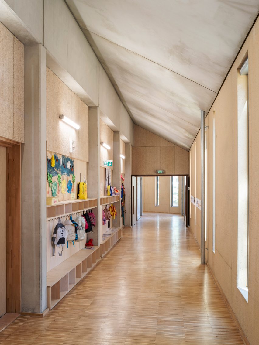 Corridor within Samuel Paty School in France
