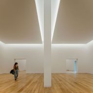 White gallery interior at the Serralves Museum