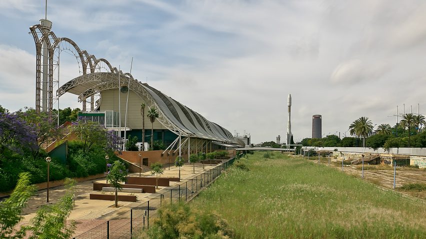 Pabellón del Futuro en la Expo de Sevilla de 1992