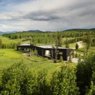 CLB Architects creates trio of "tectonic structures" for Wyoming residence