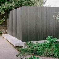 Unknown Works creates "otherworldly" music studio in London garden