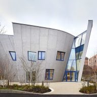 Studio Libeskind encloses Maggie's Royal Free with slanted walls
