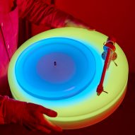 Brian Eno's light-up turntable changes colour in "complex and unpredictable" patterns