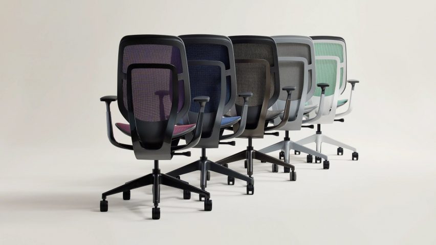 Steelcase Karman chairs from behind