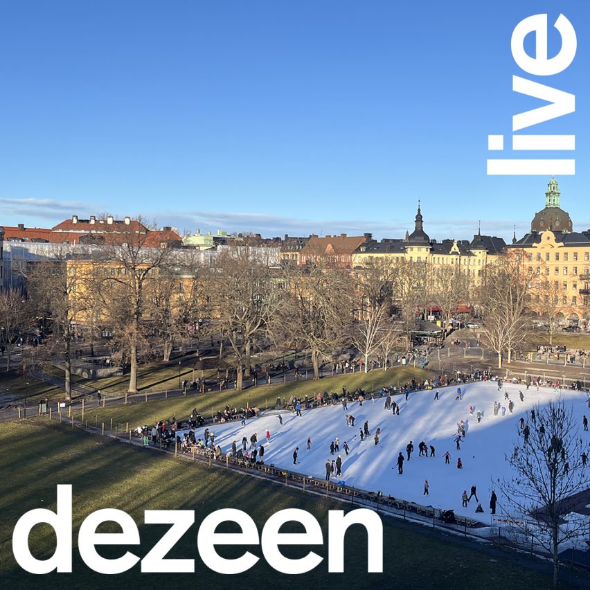 iceskating in Stockholm at design week