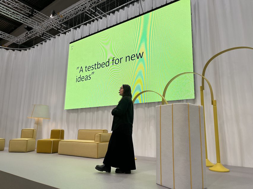 opening presentation from Stockholm furniture fair