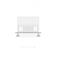 Elevation of The Round House at Hoji Gangneung by AOA Architect