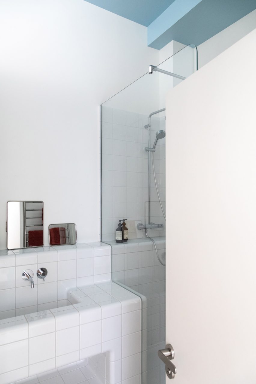 Bathroom of apartment by Isabelle Heilmann