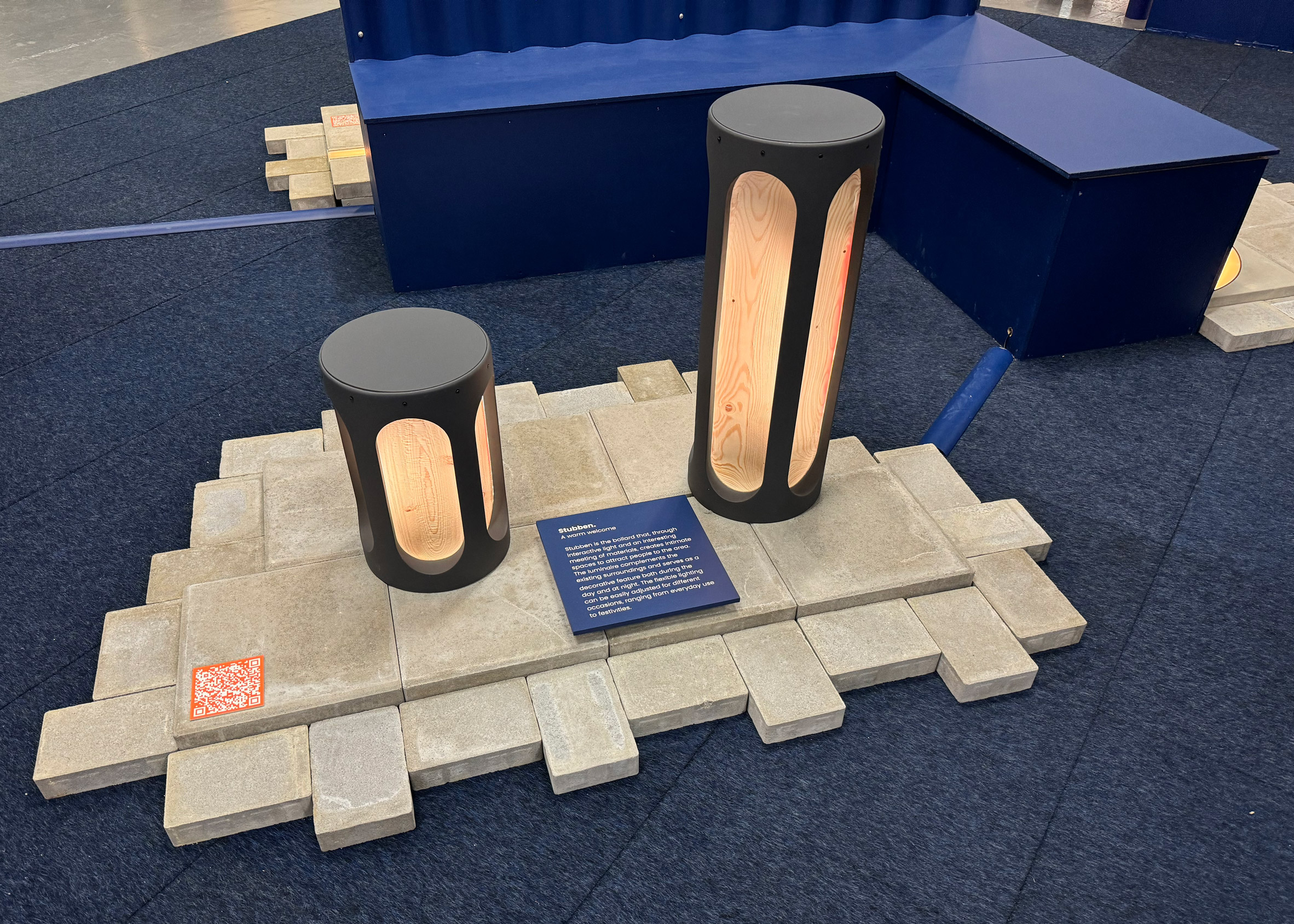 Luminaire student project on display