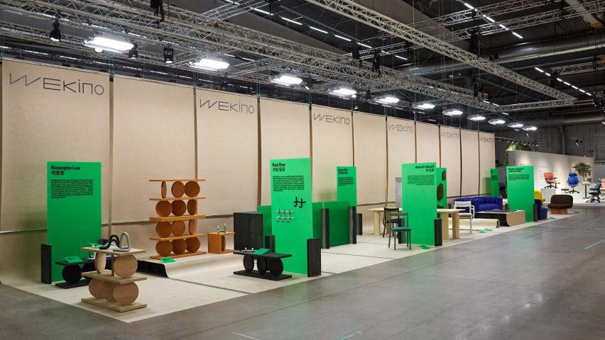 View of Wekino With exhibition at Stockholm Furniture Fair