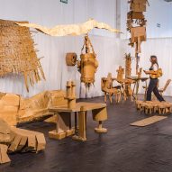 Zaventem Ateliers recreates furniture collection in cardboard after customs delays