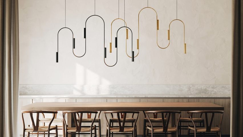 Photo of lights above a table