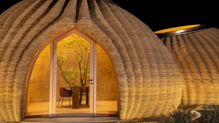 Photo of 3D-printed house