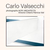 Graphic for the Carlo Valsecchi photographs ACPV Architects Antonio Citterio Patricia Viel exhibition