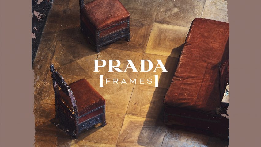 Photo of chairs with Prada Frame logo