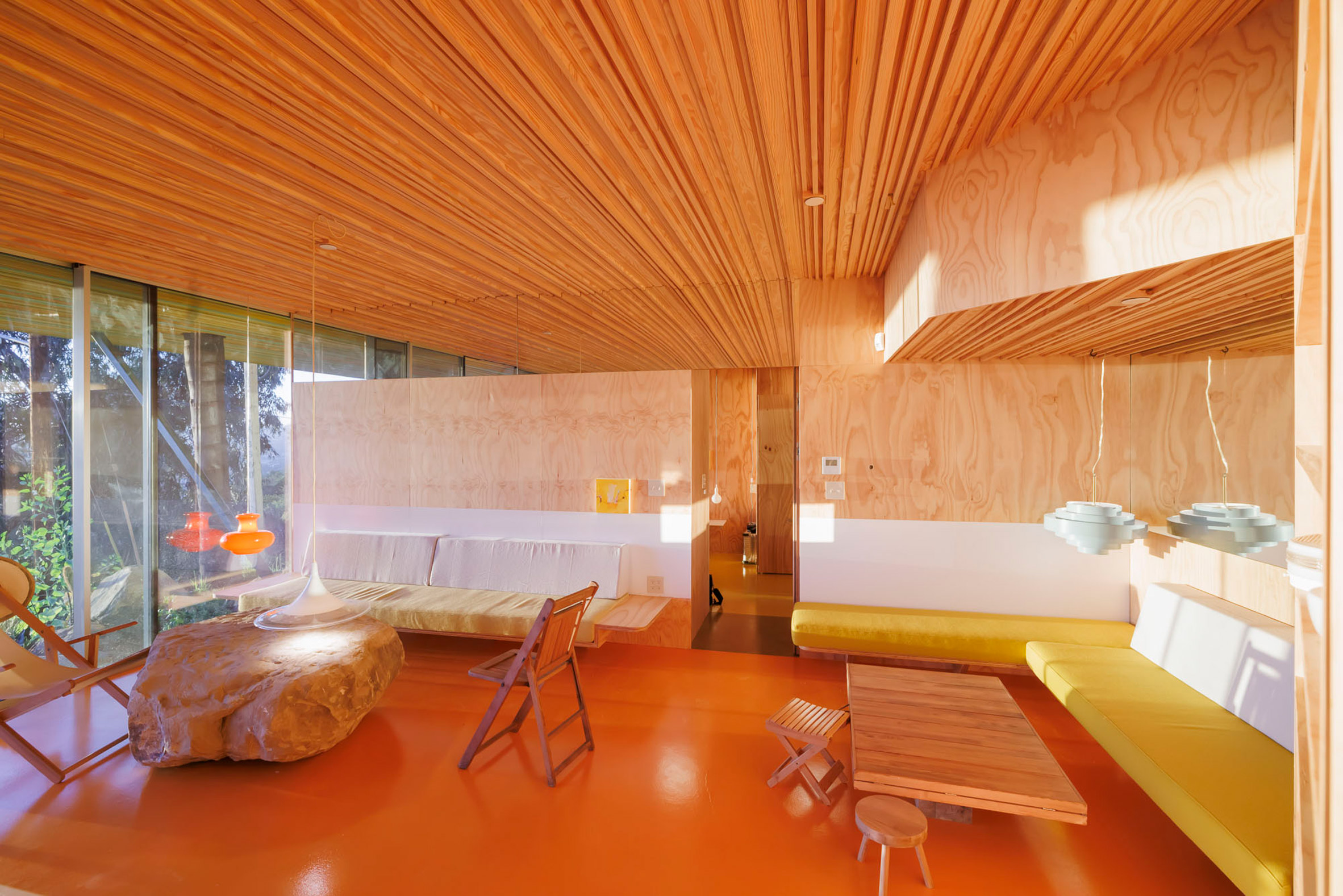 Wooden interior cladding