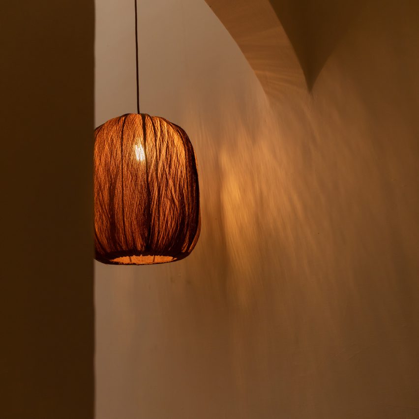 Cuoro pendant lights by Ceci Ferrero for Let's Pause