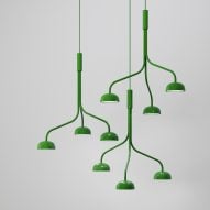 Curve Cluster chandelier by Front for Zero Lighting