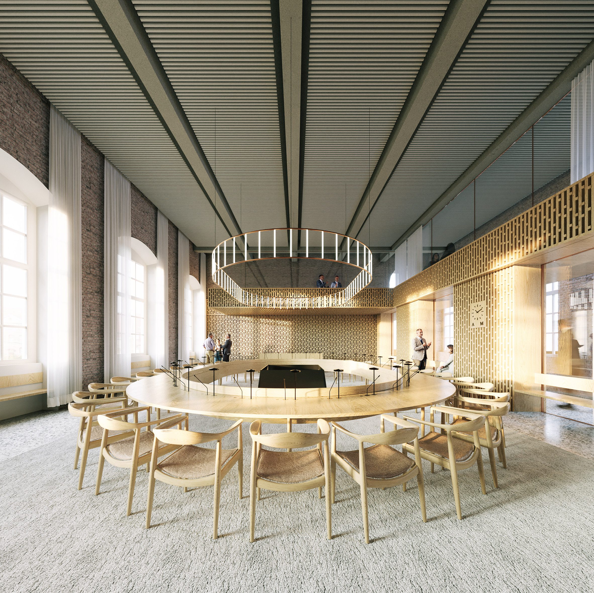 Government building interior by Cobe, Arcgency and Drachmann Arkitekter