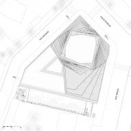 Roof plan of The Alta Tower by Hamonic + Masson & Associés