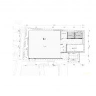 Basement plan of the Arario Gallery by Schemata Architects