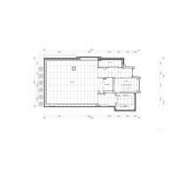 Ground floor plan of the Arario Gallery by Schemata Architects