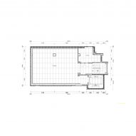 Second floor plan of the Arario Gallery by Schemata Architects