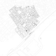Site plan of Churruca apartment block by Be Studio