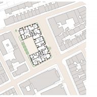 Site plan of Cosway Street by Bell Phillips