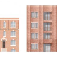 Elevation drawings of Cosway Street by Bell Phillips