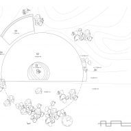 Roof plan of The Infinite Rise by Earthscape Studio