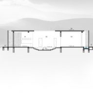 Section drawing of The Infinite Rise by Earthscape Studio