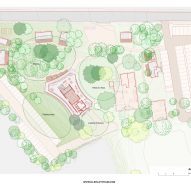 Site plan of Karuizawa Commongrounds Bookstore by Klein Dytham Architecture